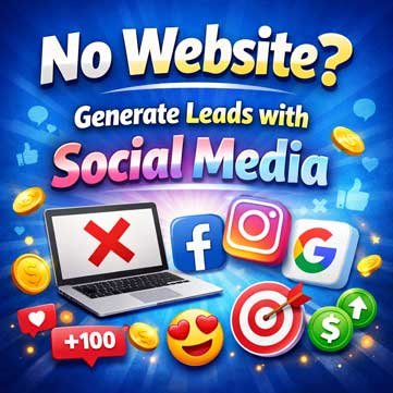 No Website? Generate Leads with Social Media